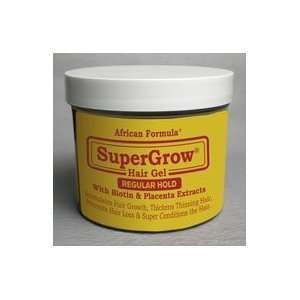  African Formula Super Grow Hair Gel Regular Hold 4oz 