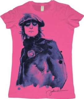  John Lennon Nostalgic Pink Jrs. T Shirt Clothing