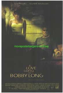 LOVE SONG FOR BOBBY LONG MOVIE POSTER + SCARLET J BNS  