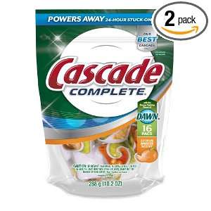  Cascade Complete All in 1 ActionPacs Dishwasher Detergent 