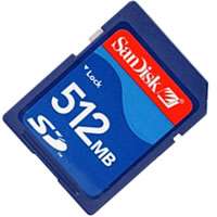 512MB SD (Secure Digital) Card SDSDJ 512 (BQN S)  
