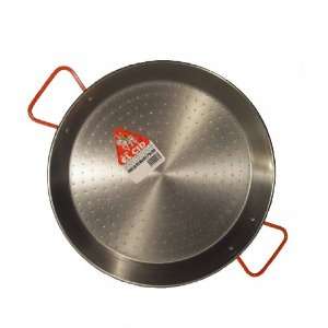    Garcima 20 Inch Carbon Steel Paella Pan, 50cm