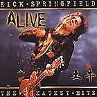 RICK SPRINGFIELD Alive Greatest Hits CD 2001 AUTOGRAPHED by Rick 