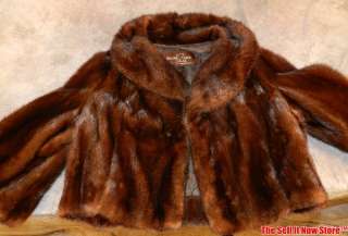 William Baer Furs Beverly Hills short Mink Jacket coat  