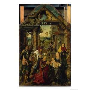   the Kings Giclee Poster Print by Joos Van Cleve, 12x16