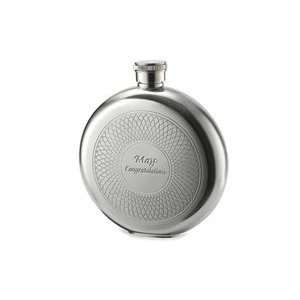  Personalized Mirror Finish Round Stainless Steel Flask 