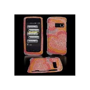   Full Diamond Graphic Case   Rainbow Heart Cell Phones & Accessories