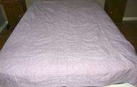 one vintage quilt top bedspread 60x80 handmade patchwor  