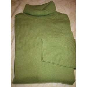  Womens Cashmere Turtleneck Sweater Large 