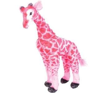  25 Large Standing Plush Giraffe   PINK: Toys & Games
