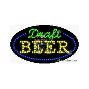 Draft Beer LED Sign 15 inch tall x 27 inch wide x 3.5 inch deep 