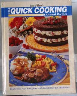 Taste of Homes 2000 QUICK COOKING Annual Recipes COOKB  