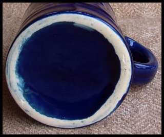 OLD SLEEPY EYE Stoneware Monmouth Pottery 3 & 3/4 COBALT BLUE STEIN 