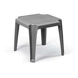  Stacking Outdoor End Table   Charcoal Patio, Lawn 