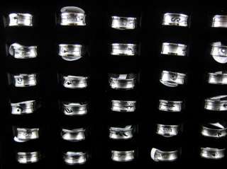 FREE wholesale lot 18pcs design stainless steel rings Jewelry B03 