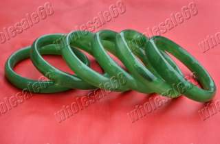 Retro wholesale lots Jewelry jade green charm bangle VTG bracelet Cuff 