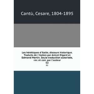   rev. et corr. par lauteur. 02 Cesare, 1804 1895 CantÃ¹ Books