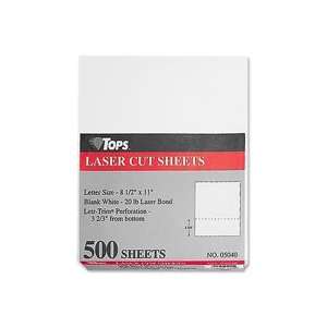  Tops Laser Cut Sheet Paper: Office Products
