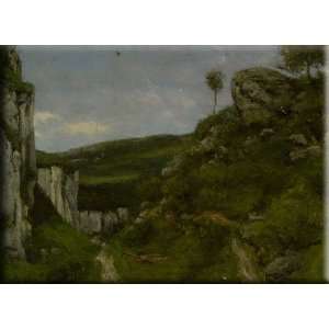   30x22 Streched Canvas Art by Courbet, Gustave