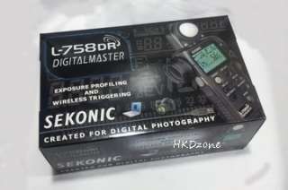   DigitalMaster Light Meter Digital Master L758DR L 758 L758  