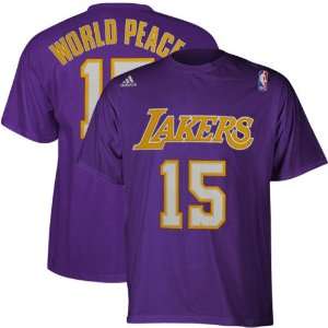   Angeles Lakers Metta World Peace Gametime T Shirt