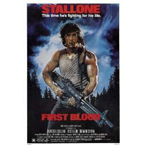  Rambo First Blood (1982) 27 x 40 Movie Poster Style A 