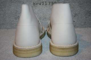 Clarks Original Desert Boot Ivory White 77963 Men sz  