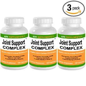  3 BOTTLES Joint Support Complex 540 total Capsules 