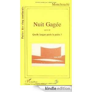 Nuit gagée (Poètes des cinq continents) (French Edition) Monchoachi 