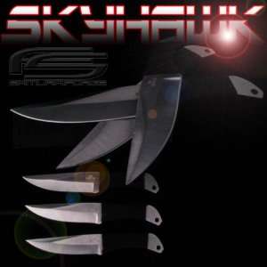 Pc Skyhawk Master Silver Throwing Knife Set Knives:  