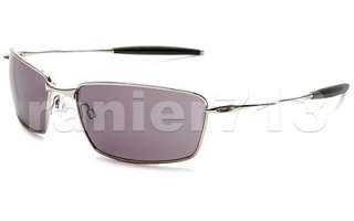 NEW! Oakley Square Whisker Sunglasses Polished Chrome/Warm Grey  