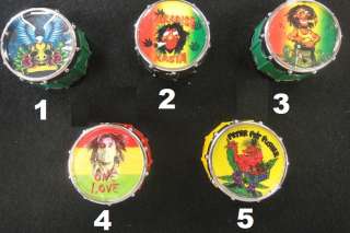 Drum Shaped,3 piece, Bob Marley Herb GRINDER ,US Seller   
