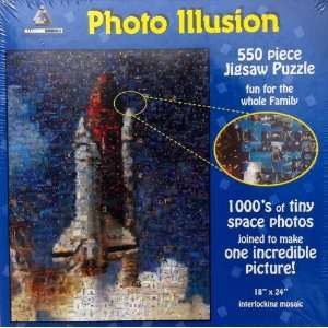  Illusion.1000s of Tiny Space Photos Joined to Make Incredible 