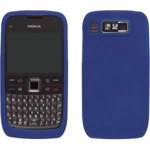  New Cobalt Blue Silicone Gel Skin Case for Nokia E73 Electronics