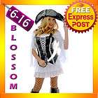 892 Ladies Swashbuckler Pirate Wench Fancy Halloween Costume Outfit 