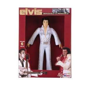  Elvis in Las Vegas Jumpsuit 6 inch Bendable Figure Toys & Games