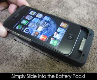 1900mAh Back Up Battery Power Pack for Verizon iPhone 4  