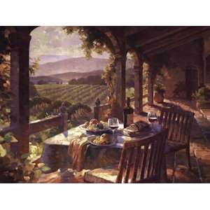    Wine Country Afternoon by Leon Roulette 35x27