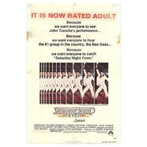  Saturday Night Fever Original Movie Poster, 27 x 41 