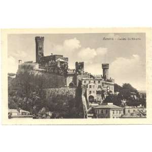   Vintage Postcard Castello de Albertis Genova Italy 