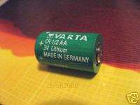 Varta CR1/2AA 3.0 Volt Lithium Battery, CR 1/2AA, NEW  