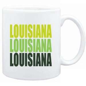  Mug White  TRIPLE COLOR Louisiana  Usa States Sports 