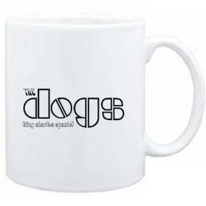 Mug White  THE DOGS King Charles Spaniel / THE DOORS TRIBUTE  Dogs