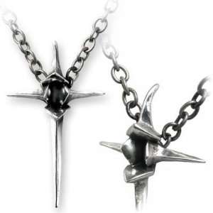 Cross Of Nails Pendant by Alchemy Gothic, England: Jewelry