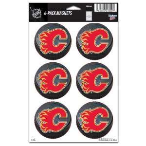  Calgary Flames Magnet Set   6pk