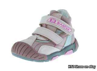 BARTEK girls light pink leather ankle shoes (infant/toddler)  