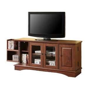  Walker Edison WQ52C4DRTB Media Storage Wood Console TV Stand 