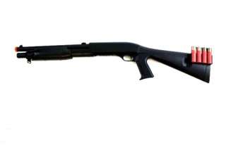 400 FPS AGM Airsoft M500 Tactical Shell Fed Shotgun HeavyHitter   Full 