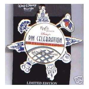   Celebration 2001 Epcot Logo Spinner WDW Disney PIN 