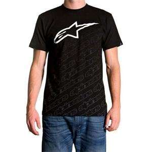  Alpinestars All Logo T Shirt   Medium/Black: Automotive